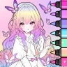 色塗り絵：イラストお絵描きぬりえパズルASMRゲーム