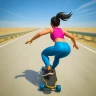 Downhill Skate Race