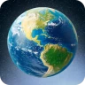 Carte de la Terre satellite