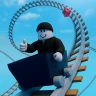 Cart Ride Obby: Montaña Rusa