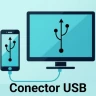 Conector USB - Conectar a TV