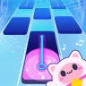 Cat Cute Tiles: Jeux de piano