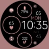 Minimal Rose Gold Watch Face