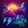 Wetterwarnung: UV•Wind•Widget