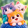 Cutie Sort: 猫 ソートパズル