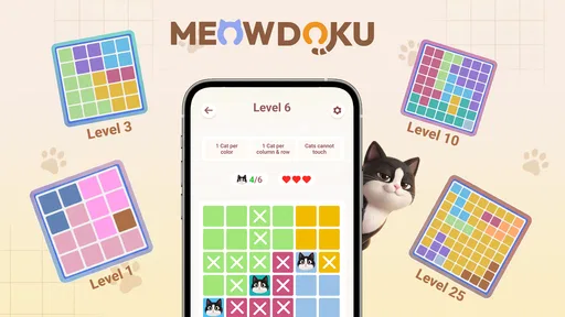 Meowdoku: Breinpuzzels