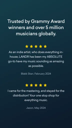 LANDR - Master & Release Music
