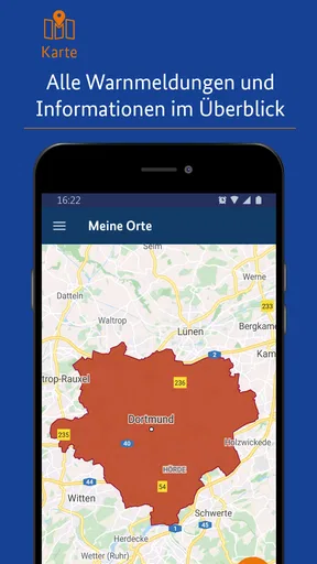 NINA - Die Warn-App des BBK