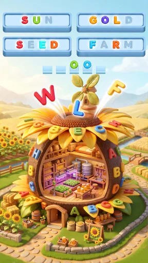 Word Screw: 3D Word Puzzle