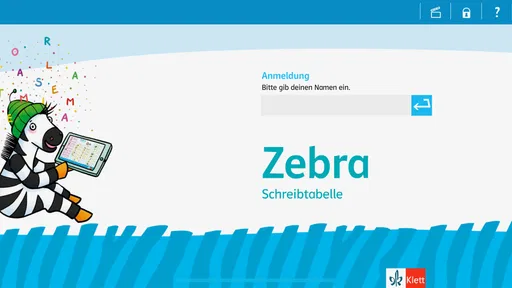 Die Zebra Schreibtabelle