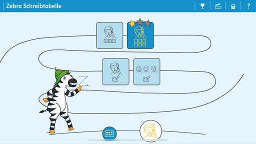 Die Zebra Schreibtabelle
