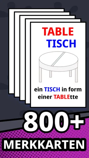 Englisch-Karteikarten lernen