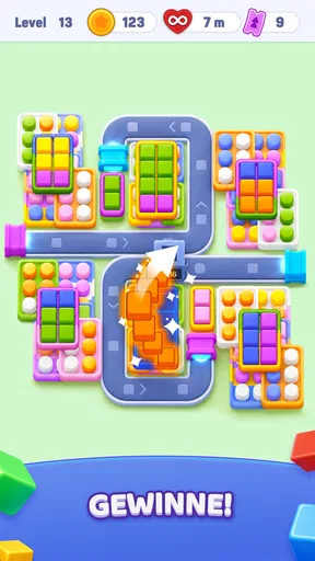 Color Cube Match: Sortieren