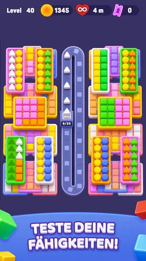 Color Cube Match: Sortieren