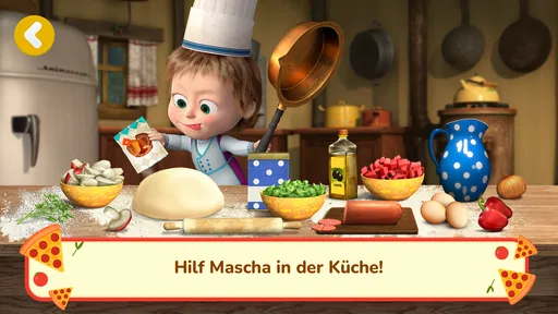 Mascha und der Bär: Pizzeria!