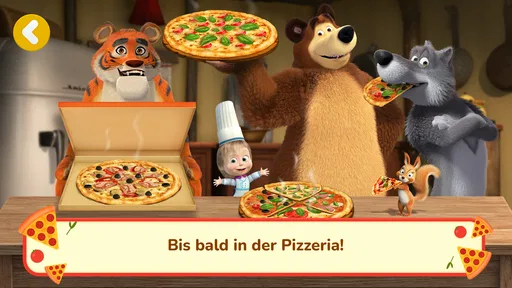 Mascha und der Bär: Pizzeria!
