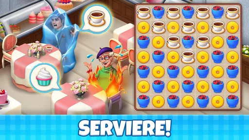 Manor Cafe: 3-Gewinnt-Spiele