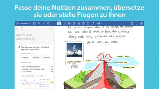 Goodnotes: KI Notizen, Doks