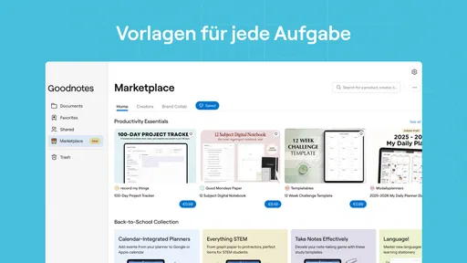 Goodnotes: KI Notizen, Doks