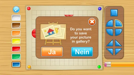 Kinder zeichnen mit Formen