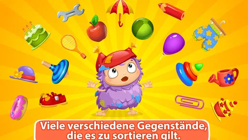 Kinder lernen Sortieren