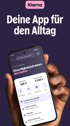 Klarna: Verwalte Geld smarter