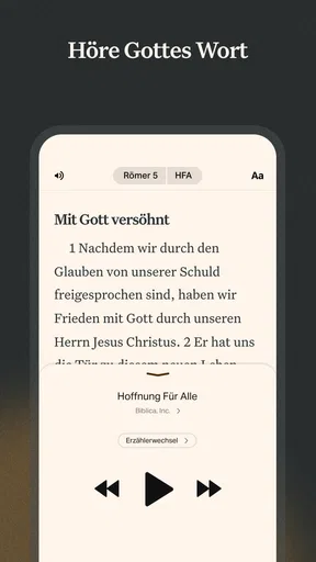 Bibel App, inkl. Hörbibeln
