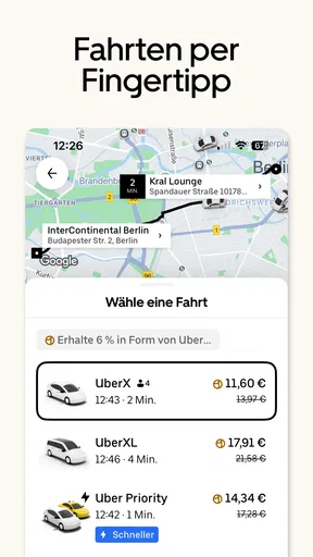 Uber - Deine Fahrt auf Abruf