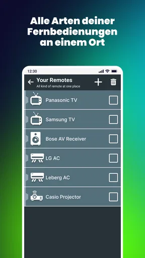 Fernbedienung für alle TV