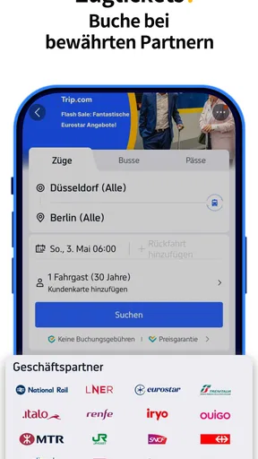 Trip.com: Flug, Hotel & Zug