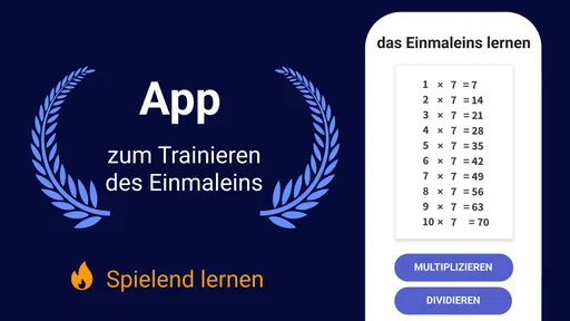 Einmaleins Mathe - Trainer 1x1