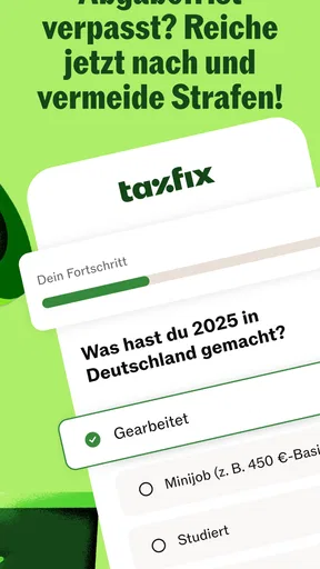 Taxfix: Online Steuererklärung