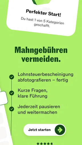 Taxfix: Online Steuererklärung