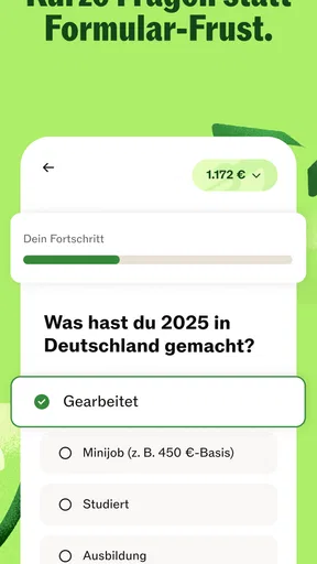 Taxfix: Online Steuererklärung