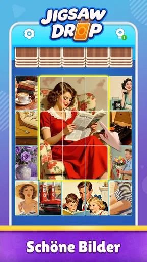 Jigsaw Drop: Solitaire Rätsel