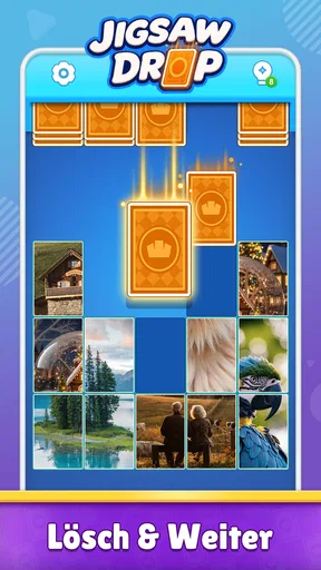 Jigsaw Drop: Solitaire Rätsel