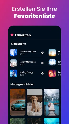 Klingelton Lieder für Android