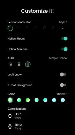 Alpine Watch Face