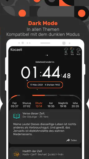 Azan Time Pro – Gebetszeiten