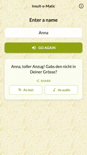 Beleidigungsautomat
