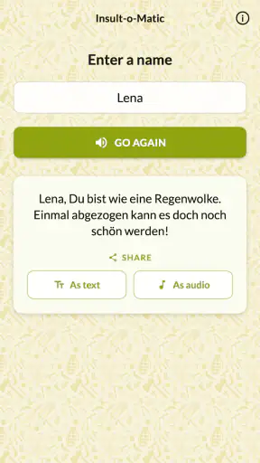 Beleidigungsautomat