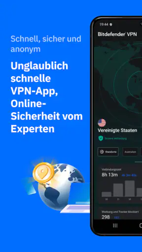 Bitdefender VPN:Schnell Sicher