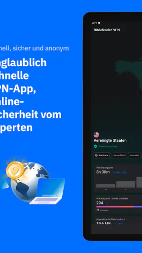 Bitdefender VPN:Schnell Sicher