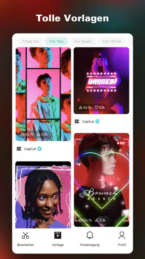 CapCut: Foto- und Video-Editor