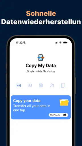 Copy My Data: Daten Übertragen