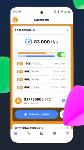 CT Pool: Krypto Mining App