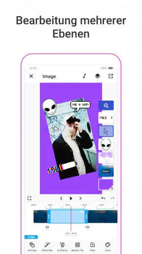 Funimate Videobearbeitung App