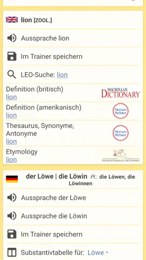 LEO Wörterbuch