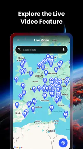 Live Erdkarte & GPS-Tracker