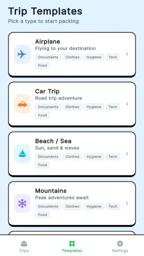 Pack Trip Checker